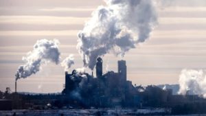 The Northern Pulp Mill, located in Pictou Landing First NAtion, pumps pollution into the sky